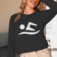 Swimming Silhouette Logo Unisex Long Sleeve T-Shirt
