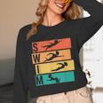 Swimming Swim Unisex Long Sleeve T-Shirt Swimming Swim Unisex Long Sleeve T-Shirt