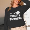 Varsity Swimming For Men Women Unisex Long Sleeve T-Shirt Varsity Swimming For Men Women Unisex Long Sleeve T-Shirt