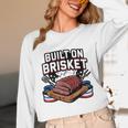 4th July BBQ Dad American Flag Brisket Smoke Unisex Long Sleeve T-Shirt