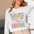 Favourite Swimmer Calls Me Mom Swimming Mom Female Swimmer Unisex Long Sleeve T-Shirt Favourite Swimmer Calls Me Mom Swimming Mom Female Swimmer Unisex Long Sleeve T-Shirt
