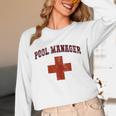 Swimming Pool Manager Beach Vacay Lifeguards Swim Cruise Unisex Long Sleeve T-Shirt