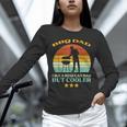 Bbq Dad Cooler Retro Barbecue Grill Fathers Day Daddy Papa Unisex Long Sleeve T-Shirt