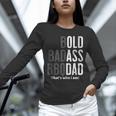 Bold Badass BBQ Dad Gag Fathers Day Husband Birthday Unisex Long Sleeve T-Shirt