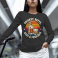 Brisket Butts Ribs And Freedom BBQ Dad Unisex Long Sleeve T-Shirt