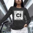 Chlorine Periodic Table Symbol Chemistry Swimming Dive Unisex Long Sleeve T-Shirt Chlorine Periodic Table Symbol Chemistry Swimming Dive Unisex Long Sleeve T-Shirt