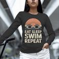 Eat Sleep Swim Repeat Swimmer Swimming Unisex Long Sleeve T-Shirt Eat Sleep Swim Repeat Swimmer Swimming Unisex Long Sleeve T-Shirt