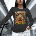 Eatin Beef Blastin Queefs BBQ Dad Grill Cookout Meme Unisex Long Sleeve T-Shirt