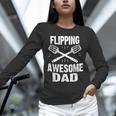 Flipping Awesome BBQ Dad Shirt Grilling Father's Day Unisex Long Sleeve T-Shirt Flipping Awesome BBQ Dad Shirt Grilling Father's Day Unisex Long Sleeve T-Shirt
