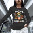 Grillin’ Eagle BBQ Dad 4th Of July Father’s Day Unisex Long Sleeve T-Shirt
