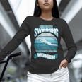 Here's To Swimming With Bow Legged Women Vintage Style Unisex Long Sleeve T-Shirt