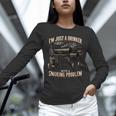I'm Just A Drinker With A Smoking Problem Grilling BBQ Dads Unisex Long Sleeve T-Shirt I'm Just A Drinker With A Smoking Problem Grilling BBQ Dads Unisex Long Sleeve T-Shirt