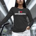 I Love Swimming Unisex Long Sleeve T-Shirt