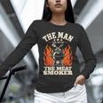 Man Myth Meat Smoker Legend BBQ Dad Unisex Long Sleeve T-Shirt Man Myth Meat Smoker Legend BBQ Dad Unisex Long Sleeve T-Shirt