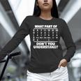 What Is Part Of Don't You Understand Swimming Swimmer Swimming Unisex Long Sleeve T-Shirt