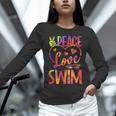 Peace Love Swim Swimming Tie Dye Swimmer Swimming Swim Team Unisex Long Sleeve T-Shirt Peace Love Swim Swimming Tie Dye Swimmer Swimming Swim Team Unisex Long Sleeve T-Shirt
