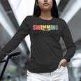 Retro Swimming Vintage Swimming Swimmer Unisex Long Sleeve T-Shirt Retro Swimming Vintage Swimming Swimmer Unisex Long Sleeve T-Shirt