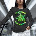 Sea Turtle Just Keep Swimming Ocean Beach Vacation Unisex Long Sleeve T-Shirt