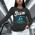 Swim Coach Swimming Lesson Sport Professional Instructor Unisex Long Sleeve T-Shirt Swim Coach Swimming Lesson Sport Professional Instructor Unisex Long Sleeve T-Shirt