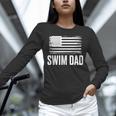 Swim Dad Art For Dad Father Men Swim Team Dad Swimming Coach Unisex Long Sleeve T-Shirt Swim Dad Art For Dad Father Men Swim Team Dad Swimming Coach Unisex Long Sleeve T-Shirt