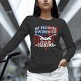 Swim Grandma Tshirt US American Flag Swimming Tee Unisex Long Sleeve T-Shirt Swim Grandma Tshirt US American Flag Swimming Tee Unisex Long Sleeve T-Shirt