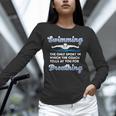 Swim Team Swimming Coach Quote Swim Breathing Joke Unisex Long Sleeve T-Shirt Swim Team Swimming Coach Quote Swim Breathing Joke Unisex Long Sleeve T-Shirt