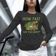 Swimmer Crocodile Swimming Humor How Fast You Can Swim Unisex Long Sleeve T-Shirt Swimmer Crocodile Swimming Humor How Fast You Can Swim Unisex Long Sleeve T-Shirt