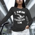 Swimming Competitive Freestyle Swim For Swimmer Unisex Long Sleeve T-Shirt Swimming Competitive Freestyle Swim For Swimmer Unisex Long Sleeve T-Shirt