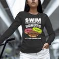 Swimming Donut Men Women Swimmer Sports Athlete Unisex Long Sleeve T-Shirt Swimming Donut Men Women Swimmer Sports Athlete Unisex Long Sleeve T-Shirt