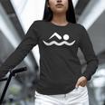 Swimming Icon Unisex Long Sleeve T-Shirt