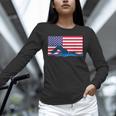 USA Flag Swimmer Swimming Sport Athlete Swim Swimming Unisex Long Sleeve T-Shirt USA Flag Swimmer Swimming Sport Athlete Swim Swimming Unisex Long Sleeve T-Shirt