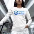 2 Sided Print Swimming Teacher Swim Instructor Swim Lessons Unisex Long Sleeve T-Shirt