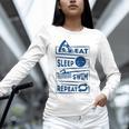 Eat Sleep Swimming Repeat Swimming Unisex Long Sleeve T-Shirt