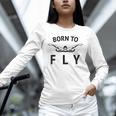 Swimmer Swim Team Born To Fly Butterfly Stroke Swimming Unisex Long Sleeve T-Shirt Swimmer Swim Team Born To Fly Butterfly Stroke Swimming Unisex Long Sleeve T-Shirt