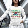 Swimming Christmas Party Swim Swimmer Christmas Ugly Style Unisex Long Sleeve T-Shirt Swimming Christmas Party Swim Swimmer Christmas Ugly Style Unisex Long Sleeve T-Shirt