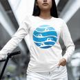 Swimming Freestyle Raglan Baseball Tee Unisex Long Sleeve T-Shirt