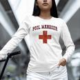 Swimming Pool Manager Beach Vacay Lifeguards Swim Cruise Unisex Long Sleeve T-Shirt