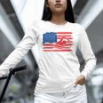 Vintage American Flag Swim Team Swimmer Funny Swimming Gift Unisex Long Sleeve T-Shirt Vintage American Flag Swim Team Swimmer Funny Swimming Gift Unisex Long Sleeve T-Shirt
