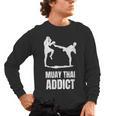 Addicted To Muay Thai Graphic Shirt Men's Long Sleeve T-Shirt, trending gift Addicted To Muay Thai Graphic Shirt Men's Long Sleeve T-Shirt, trending gift