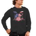 American Flag Drum Kit Patriotic US Drum Art Men's Long Sleeve T-Shirt, trending gift American Flag Drum Kit Patriotic US Drum Art Men's Long Sleeve T-Shirt, trending gift