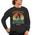 Bbq Dad Cooler Retro Barbecue Grill Fathers Day Daddy Papa Men's Long Sleeve T-Shirt, trending gift