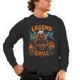 Bigfoot Legend Of The Grill BBQ Dad Father Day 2026 Men's Long Sleeve T-Shirt, trending gift