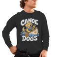 Canoe Dogs Golden Retriever Paddling Graphic Men's Long Sleeve T-Shirt, trending gift Canoe Dogs Golden Retriever Paddling Graphic Men's Long Sleeve T-Shirt, trending gift