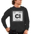 Chlorine Periodic Table Symbol Chemistry Swimming Dive Men's Long Sleeve T-Shirt, trending gift Chlorine Periodic Table Symbol Chemistry Swimming Dive Men's Long Sleeve T-Shirt, trending gift