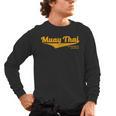 Distressed Muay Thai Kickboxing MMA BJJ Thailand T-Shirt Men's Long Sleeve T-Shirt, trending gift