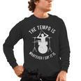 Drum Kit Graphic For a Drummer With Percussion Instruments Men's Long Sleeve T-Shirt, trending gift
