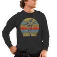 Great Muay Thai Kickboxing Martial Artist Thailand Men's Long Sleeve T-Shirt, trending gift