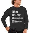 Muay Thai Boxing Thai Boxer Thai Kickboxing Men's Long Sleeve T-Shirt, trending gift