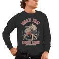Muay Thai Eight Limb Art Defence Men's Long Sleeve T-Shirt, trending gift