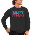 Muay Thai Fighter Boxing Martial Arts Hobby Men's Long Sleeve T-Shirt, trending gift